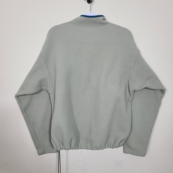 Vtg Columbia Fleece Pullover Jacket Light Tan Quarter Zip Normcore Granola  Hobo - Picture 12 of 15